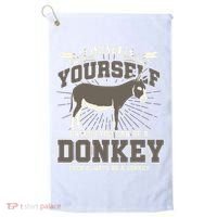 Funny Donkey Golf Towel thumb 0