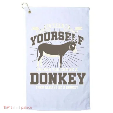 Funny Donkey Golf Towel