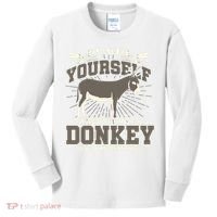 Funny Donkey Kids Long Sleeve Shirt thumb 0