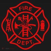 Fire Departt Fire Firefighter Emblem Halloween Costume Gift Pajama Set thumb 2