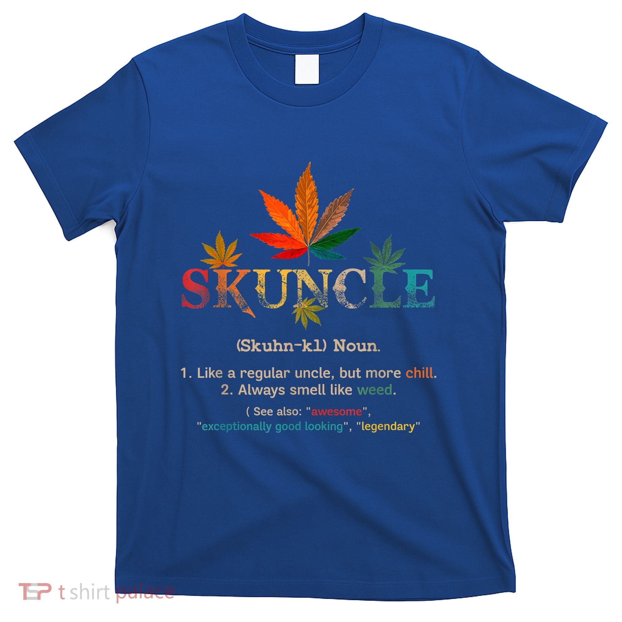 FatherS Day Funny Retro Vintage Uncle Wear Skuncle Skunkle Gift T-Shirt