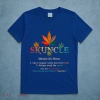FatherS Day Funny Retro Vintage Uncle Wear Skuncle Skunkle Gift T-Shirt thumb 5