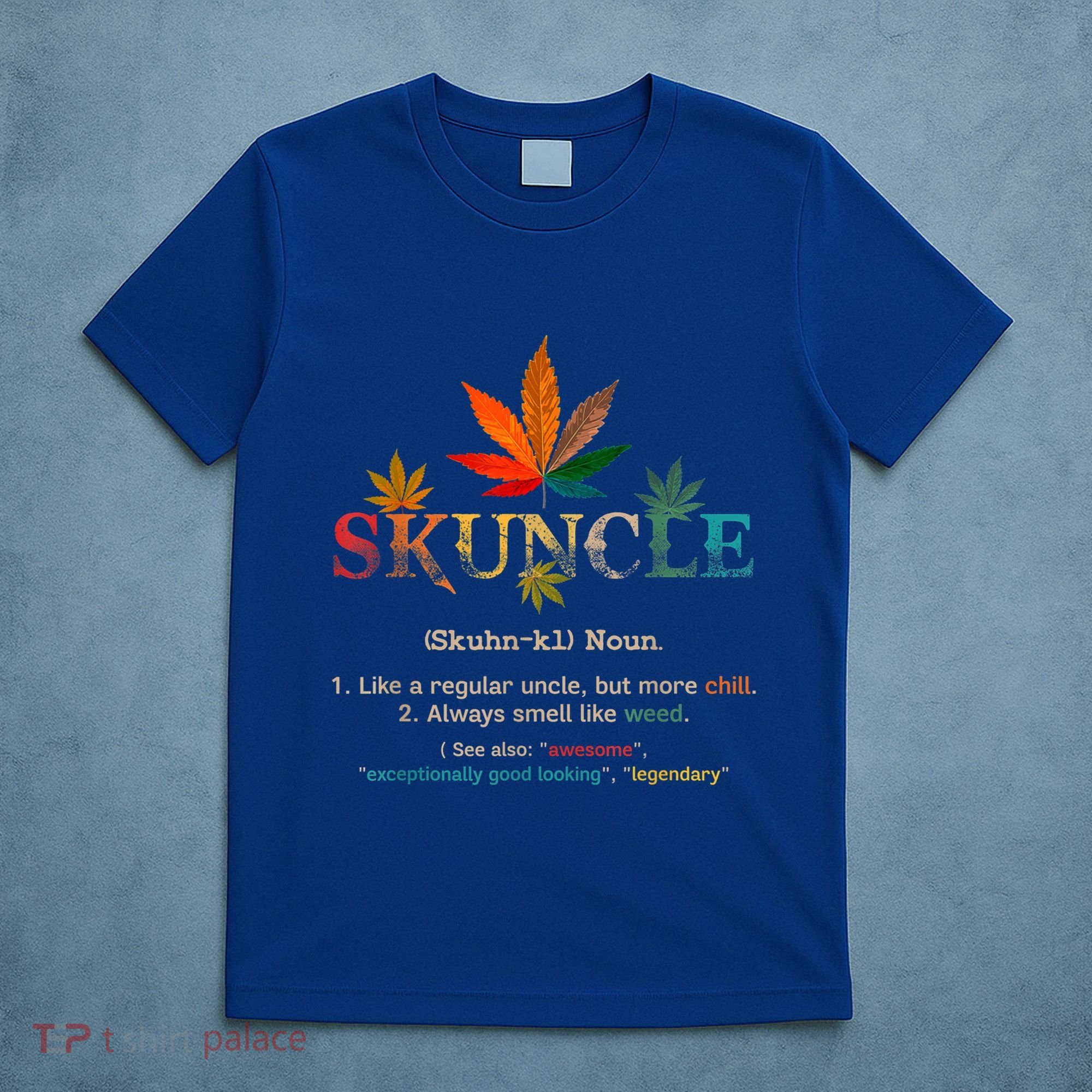 FatherS Day Funny Retro Vintage Uncle Wear Skuncle Skunkle Gift T-Shirt