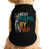 Fathers Day Golfer Dad Golfing Best Papa By Par Funny Golf Doggie Tank thumb 0