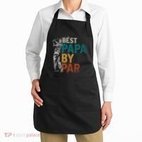 Fathers Day Golfer Dad Golfing Best Papa By Par Funny Golf Apron thumb 2