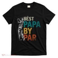 Fathers Day Golfer Dad Golfing Best Papa By Par Funny Golf T-Shirt thumb 0