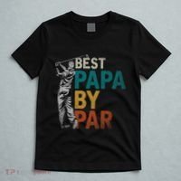 Fathers Day Golfer Dad Golfing Best Papa By Par Funny Golf T-Shirt thumb 5
