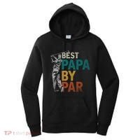 Fathers Day Golfer Dad Golfing Best Papa By Par Funny Golf Women's Hoodie thumb 0