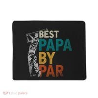 Fathers Day Golfer Dad Golfing Best Papa By Par Funny Golf Mousepad thumb 0