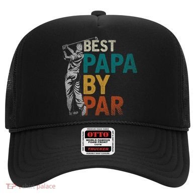 Fathers Day Golfer Dad Golfing Best Papa By Par Funny Golf Hat