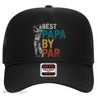 Fathers Day Golfer Dad Golfing Best Papa By Par Funny Golf Hat thumb 0