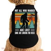 Frisbee Disc Golfing Funny Bigfoot Looking For Discs Doggie Tank thumb 0