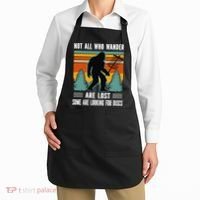 Frisbee Disc Golfing Funny Bigfoot Looking For Discs Apron thumb 2
