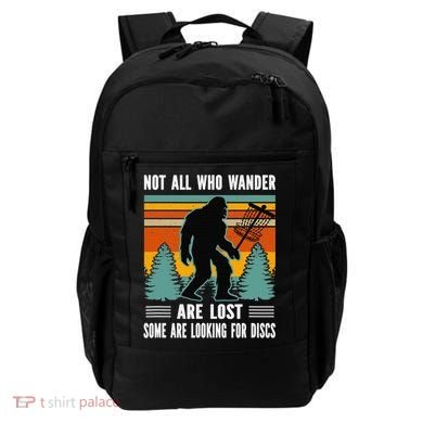 Frisbee Disc Golfing Funny Bigfoot Looking For Discs Backpack