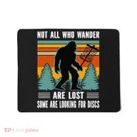 Frisbee Disc Golfing Funny Bigfoot Looking For Discs Mousepad thumb 0