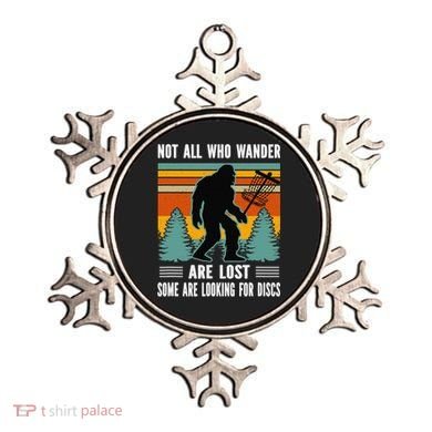 Frisbee Disc Golfing Funny Bigfoot Looking For Discs Ornament