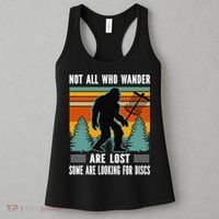 Frisbee Disc Golfing Funny Bigfoot Looking For Discs Women's Tank Top thumb 3