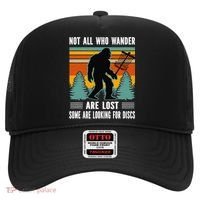 Frisbee Disc Golfing Funny Bigfoot Looking For Discs Hat thumb 0