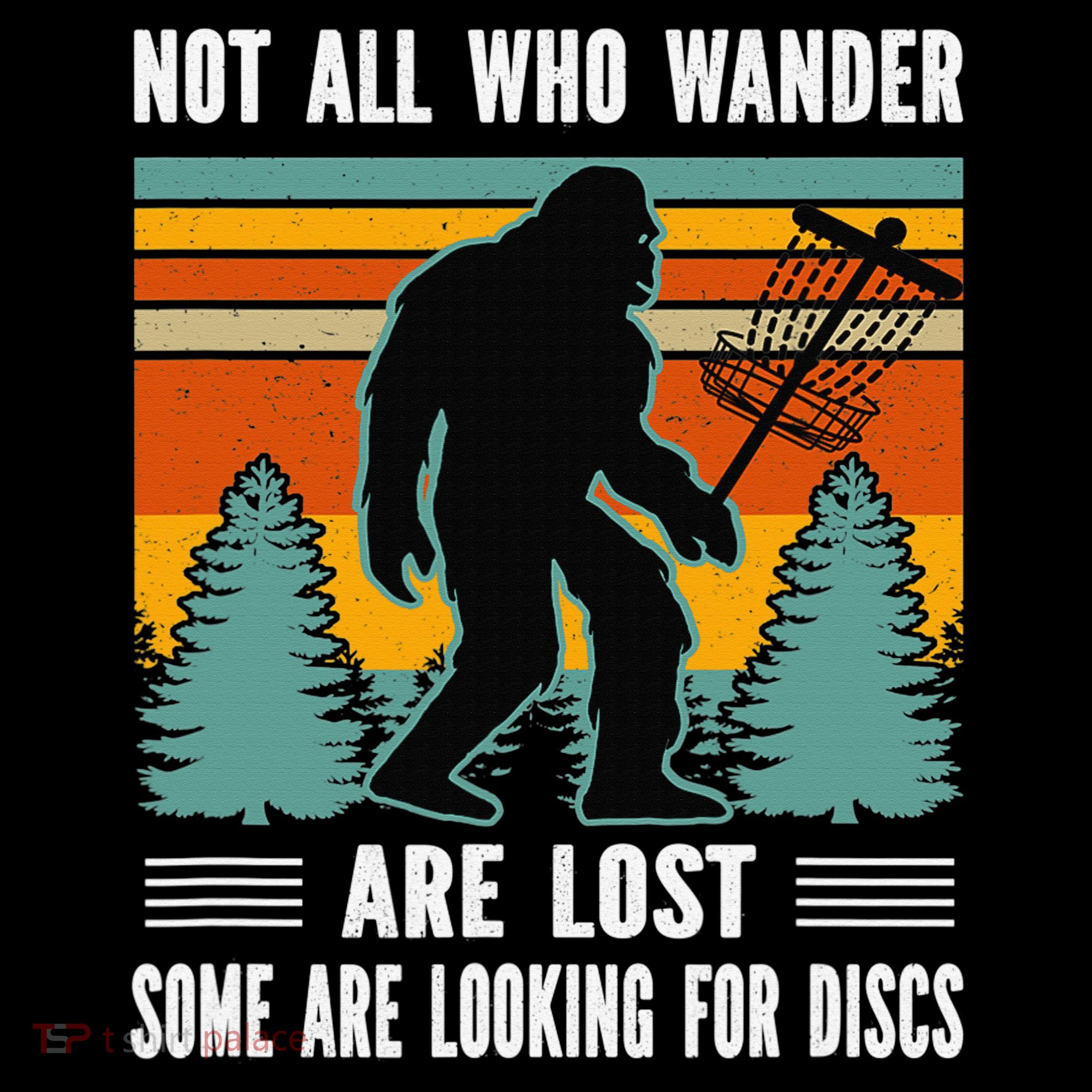 Frisbee Disc Golfing Funny Bigfoot Looking For Discs Toddler Hoodie