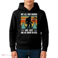 Frisbee Disc Golfing Funny Bigfoot Looking For Discs Kids Hoodie thumb 4