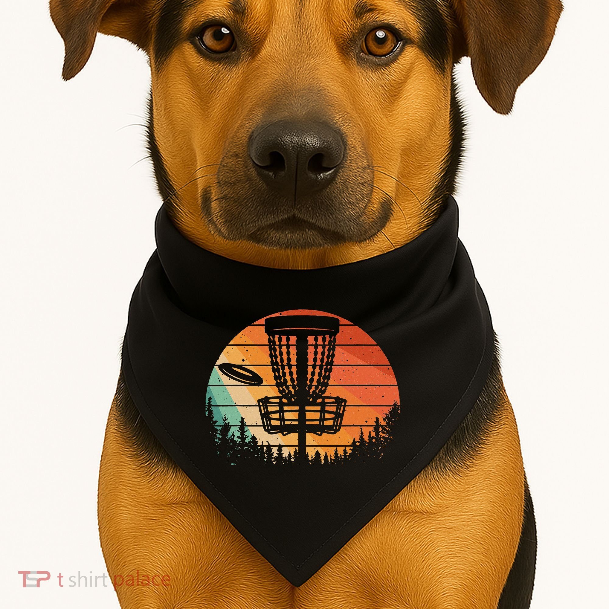 Funny Disc Golf Golfer Disc Golf USA-Made Doggie Bandana