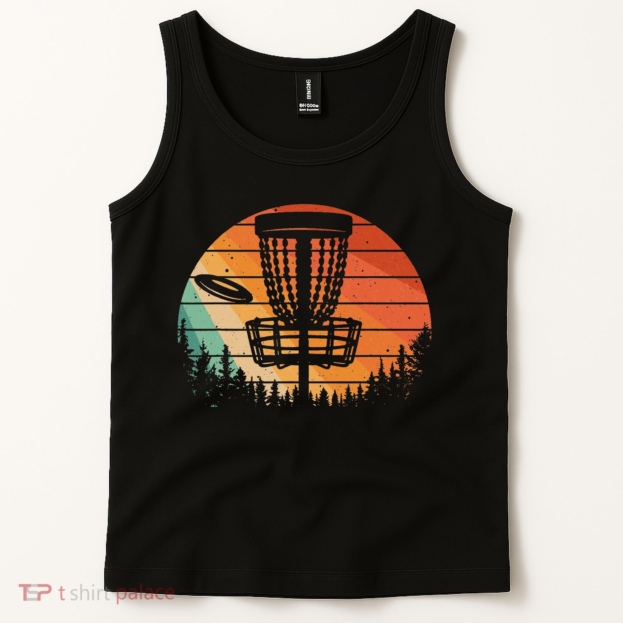 Funny Disc Golf Golfer Disc Golf Tank Top