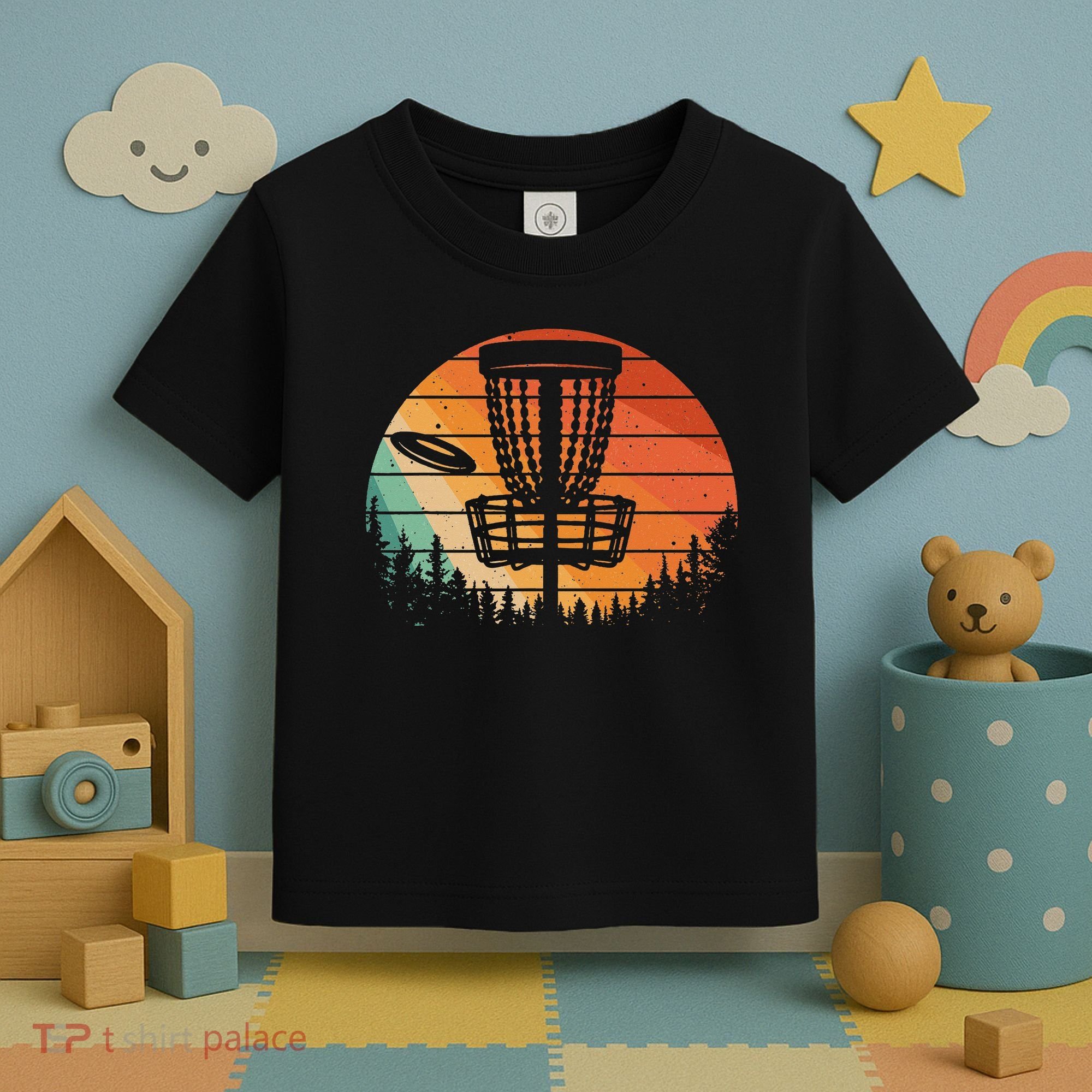 Funny Disc Golf Golfer Disc Golf Toddler T-Shirt