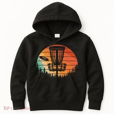 Funny Disc Golf Golfer Disc Golf Kids Hoodie