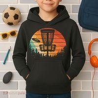 Funny Disc Golf Golfer Disc Golf Kids Hoodie thumb 2