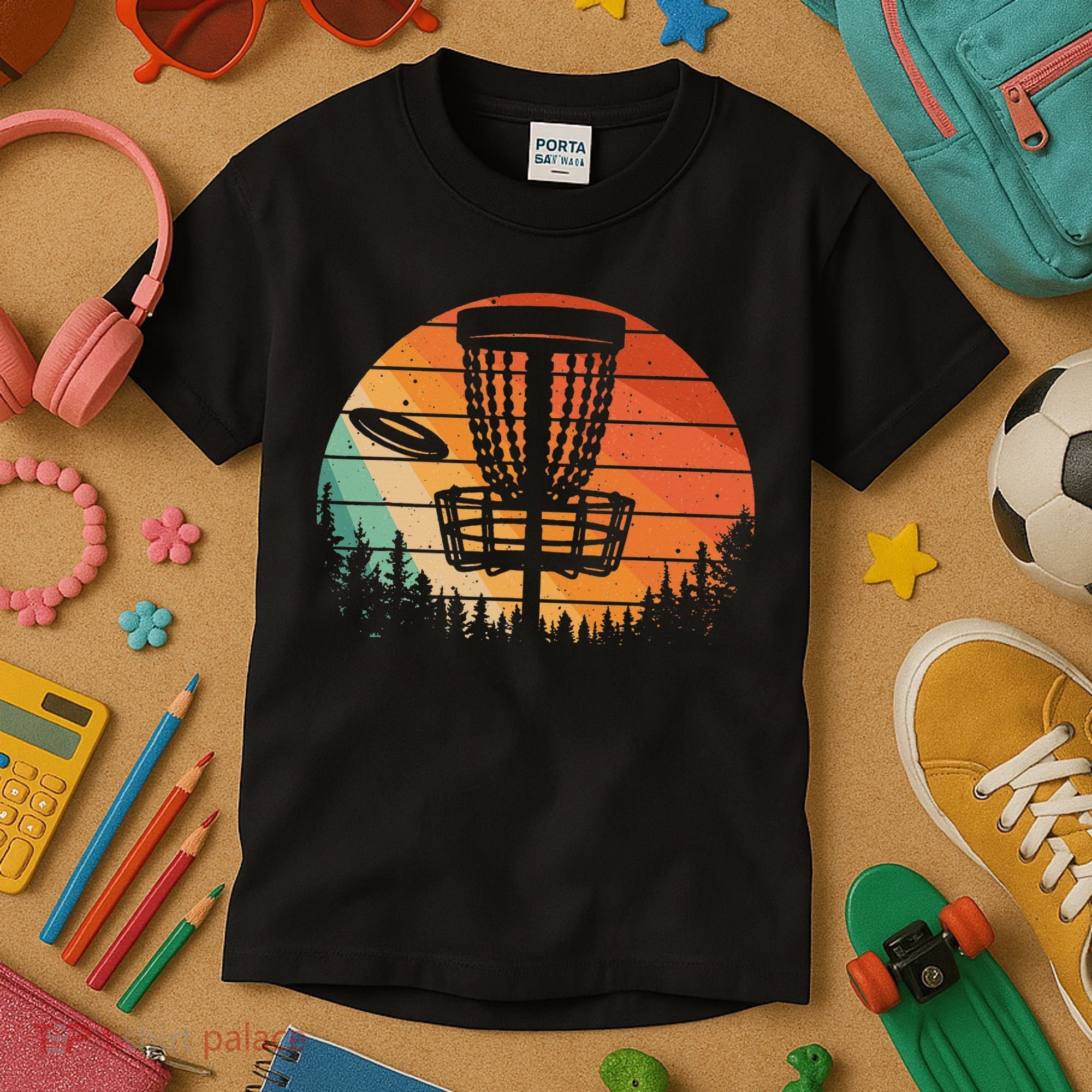Funny Disc Golf Golfer Disc Golf Kids T-Shirt