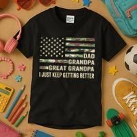 Fathers Day Gift from Dad Grandpa Great Grandpa Kids T-Shirt thumb 3