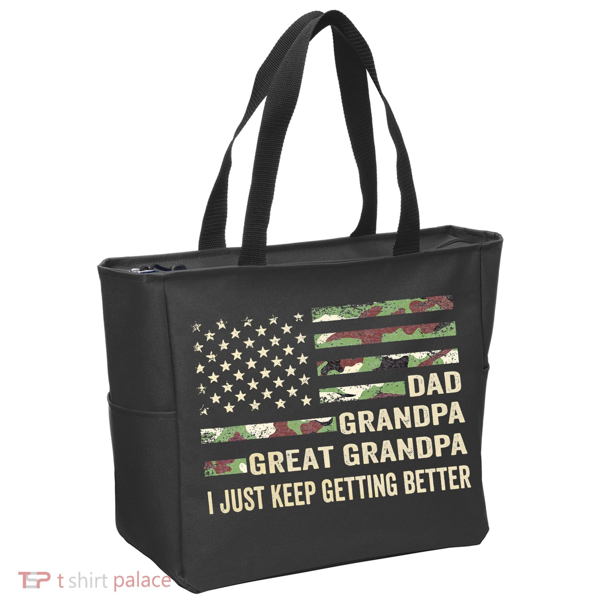 Fathers Day Gift from Dad Grandpa Great Grandpa Tote Bag