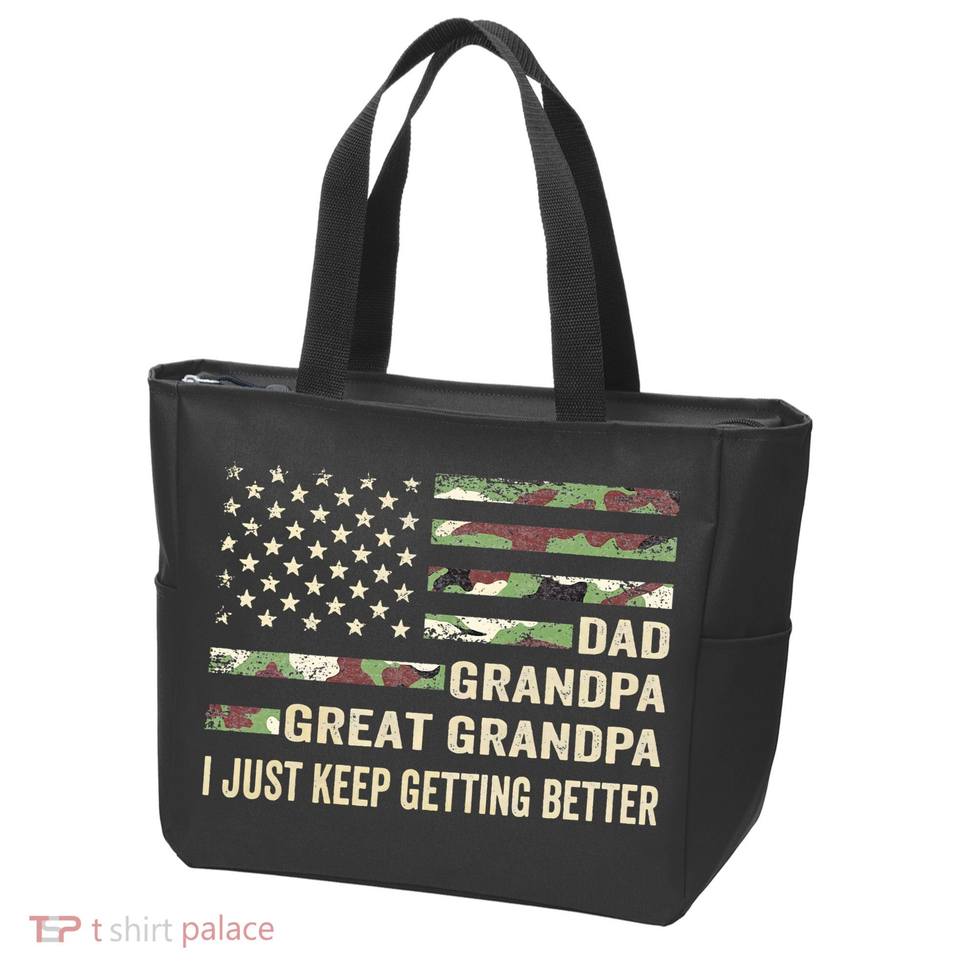 Fathers Day Gift from Dad Grandpa Great Grandpa Tote Bag