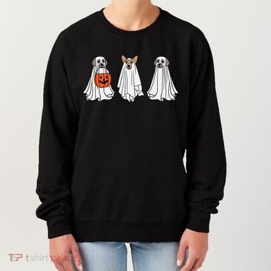 Funny Dog Ghosts Halloween Costume Women's Sweatshirt