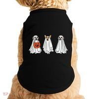 Funny Dog Ghosts Halloween Costume Doggie Tank thumb 0