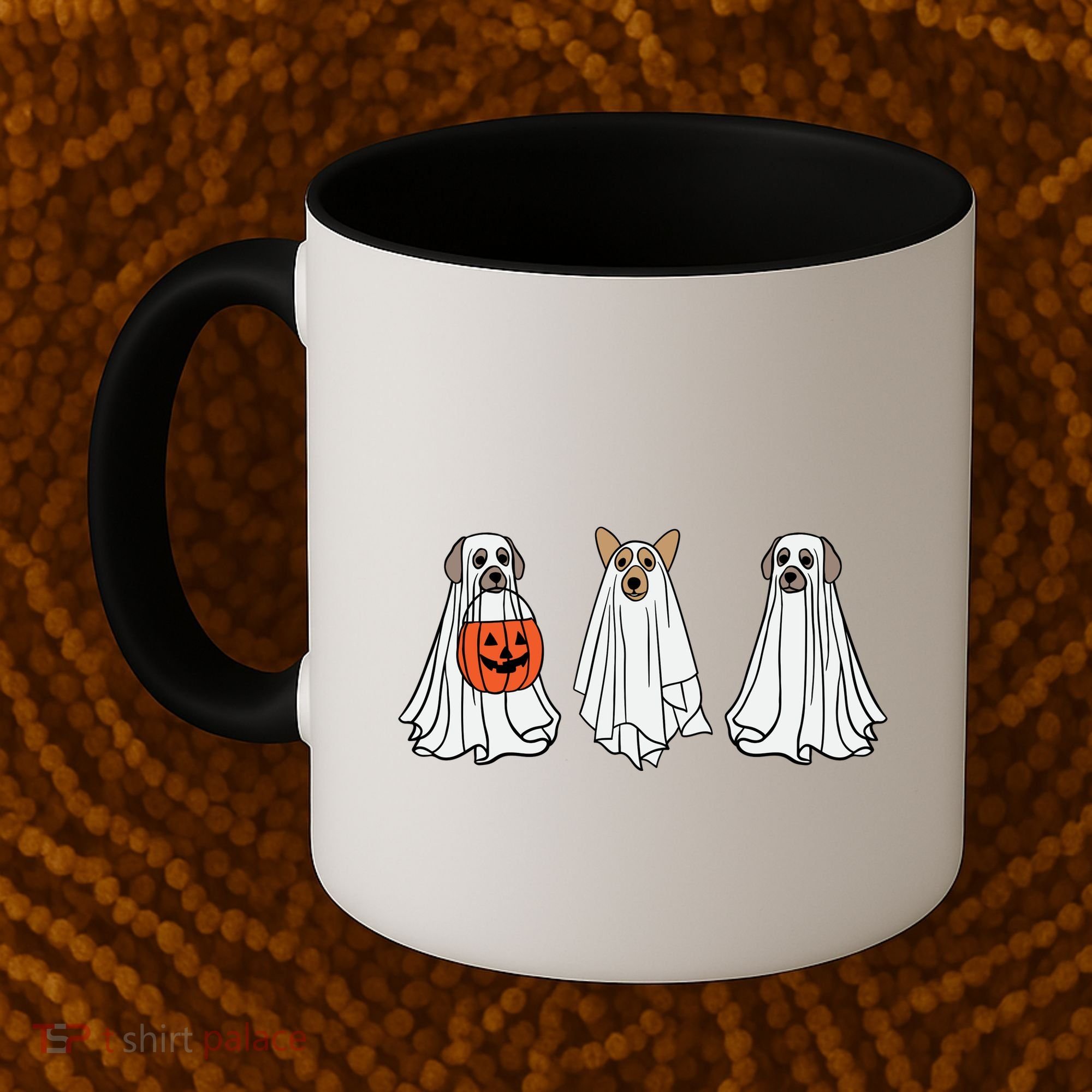 Funny Dog Ghosts Halloween Costume Coffee Mug