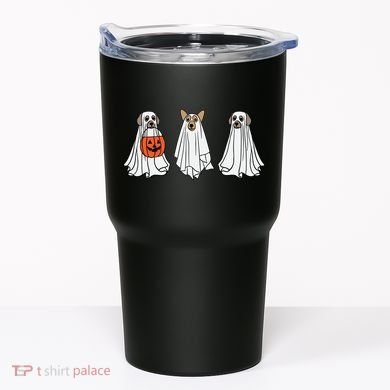 Funny Dog Ghosts Halloween Costume Tumbler