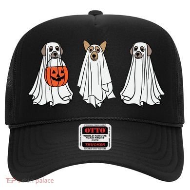 Funny Dog Ghosts Halloween Costume Hat