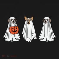 Funny Dog Ghosts Halloween Costume Visor thumb 3