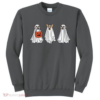 Funny Dog Ghosts Halloween Costume Sweatshirt