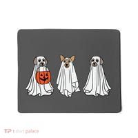 Funny Dog Ghosts Halloween Costume Mousepad thumb 0