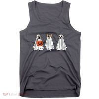 Funny Dog Ghosts Halloween Costume Tank Top thumb 0