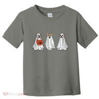 Funny Dog Ghosts Halloween Costume Toddler T-Shirt thumb 0