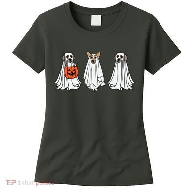 Funny Dog Ghosts Halloween Costume Women's T-Shirt