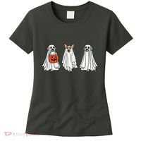 Funny Dog Ghosts Halloween Costume Women's T-Shirt thumb 0
