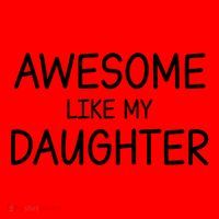 Fathers Day Gift Funny Dad Awesome Like My Daughter Santa Hat thumb 1