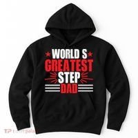 Father's Day Gift, World's Greatest Step Dad Plus Size Shirts For Dad Son Family Hoodie thumb 0