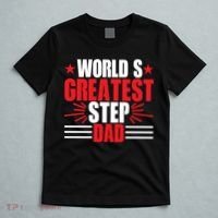 Father's Day Gift, World's Greatest Step Dad Plus Size Shirts For Dad Son Family T-Shirt thumb 5
