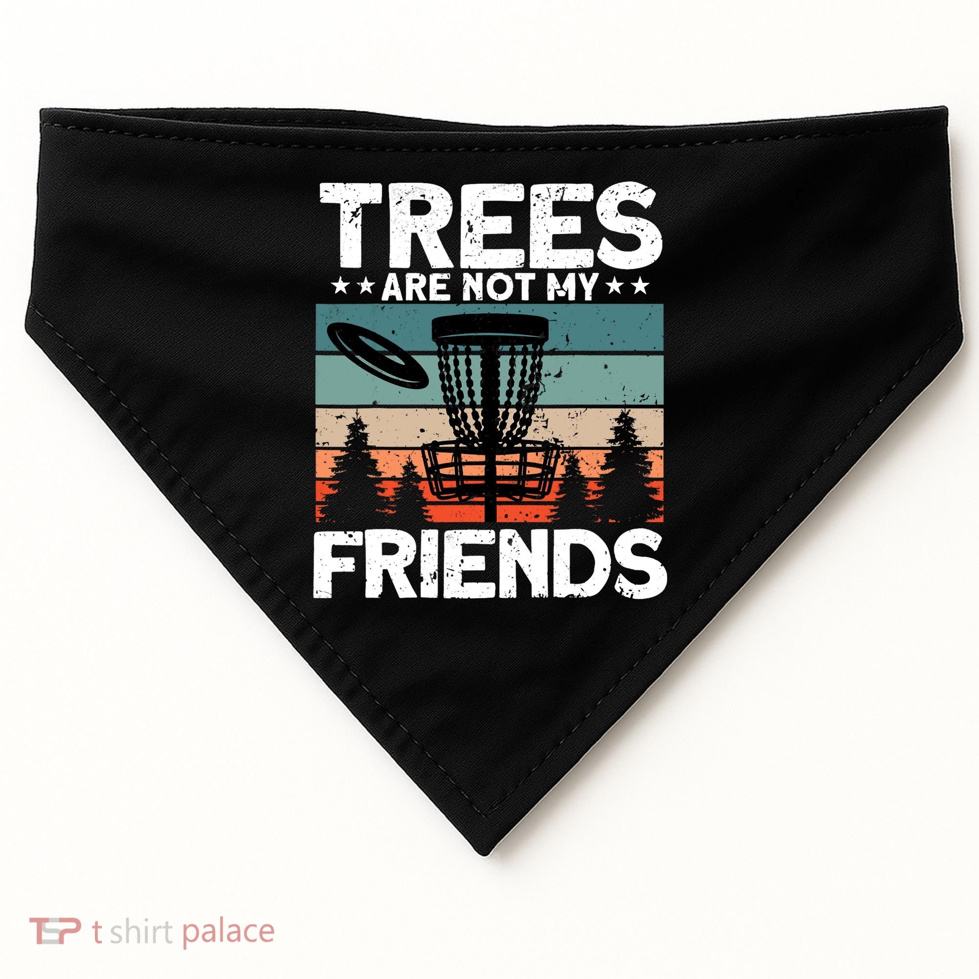 Funny Disc Golf Player Outfit Disc Golf USA-Made Doggie Bandana