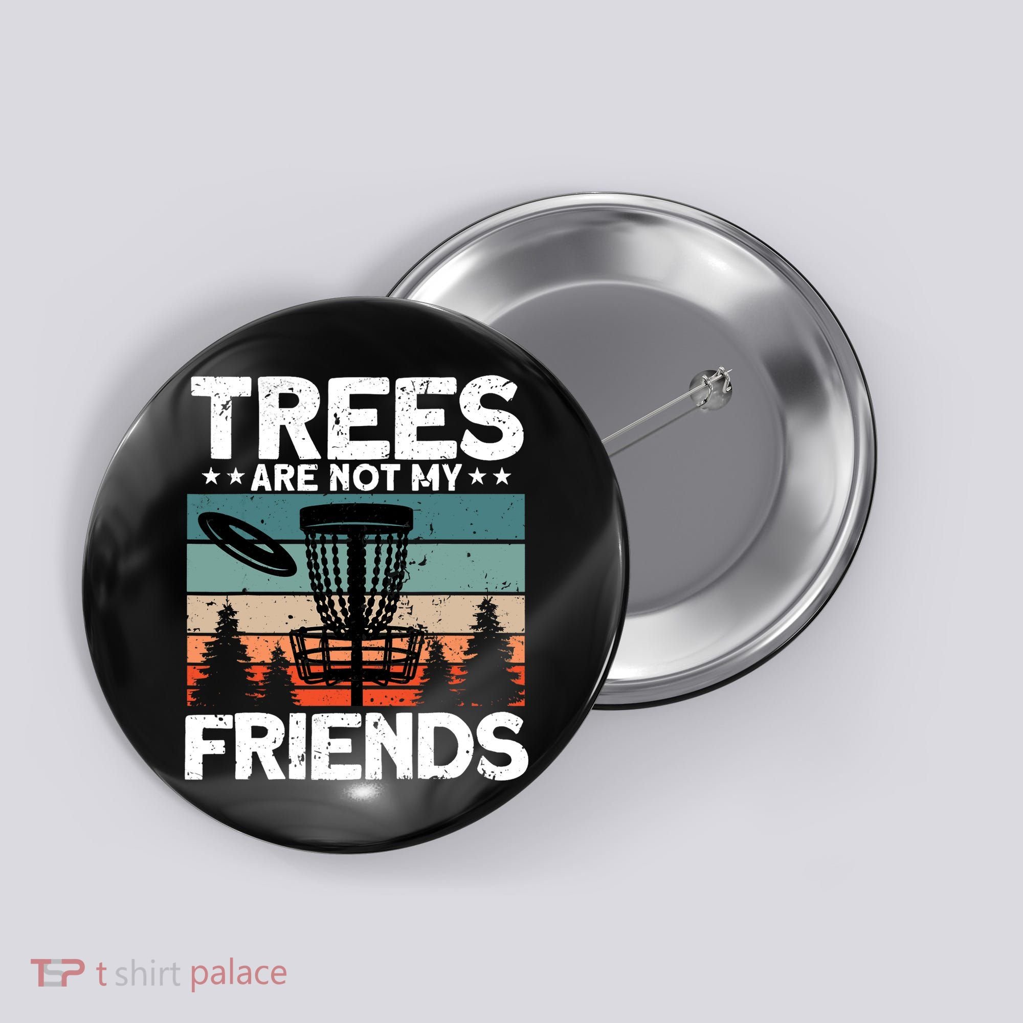 Funny Disc Golf Player Outfit Disc Golf Button